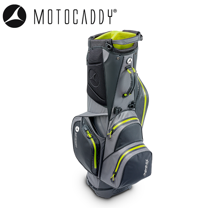 Motocaddy-HydroFLEX-Golf-Stand-Bag-Lime-Reverse