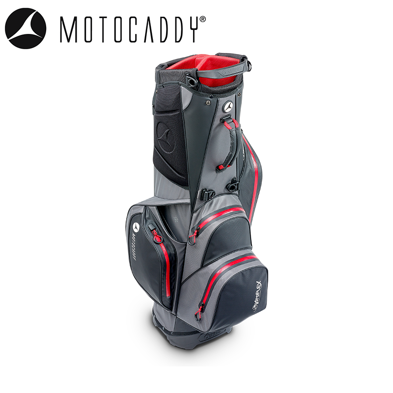 Motocaddy-HydroFLEX-Golf-Stand-Bag-Red-Reverse