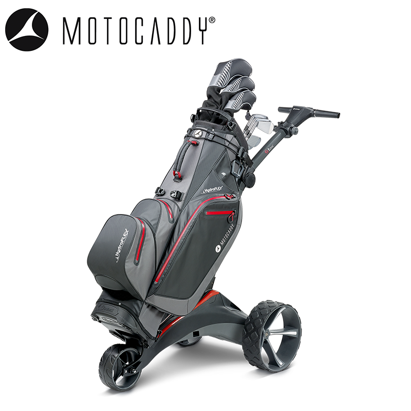 Motocaddy-HydroFLEX-Golf-Stand-Bag-Red-Trolley