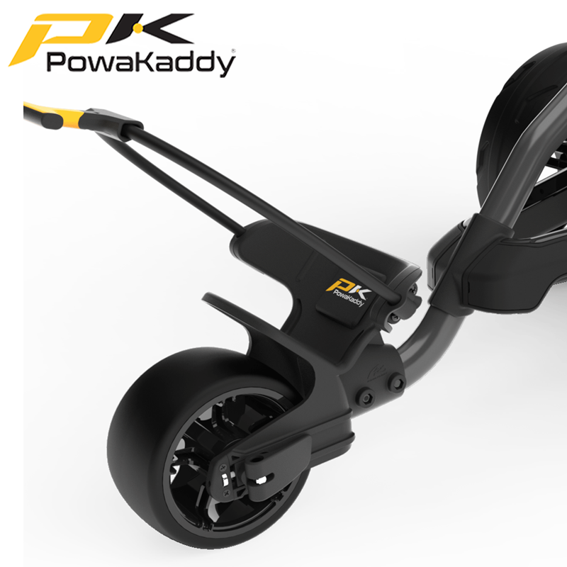 Powakaddy-FW-2024-Gun-Metal-Front-Wheel