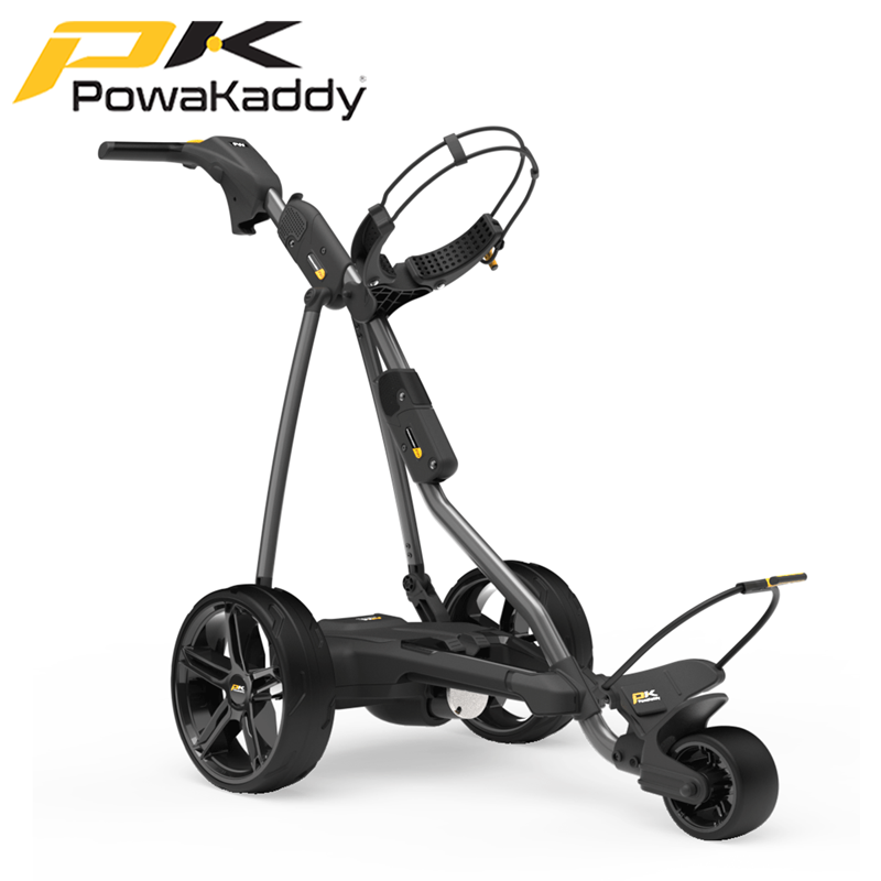 Powakaddy-FW-2024-Gun-Metal-Side-Angled